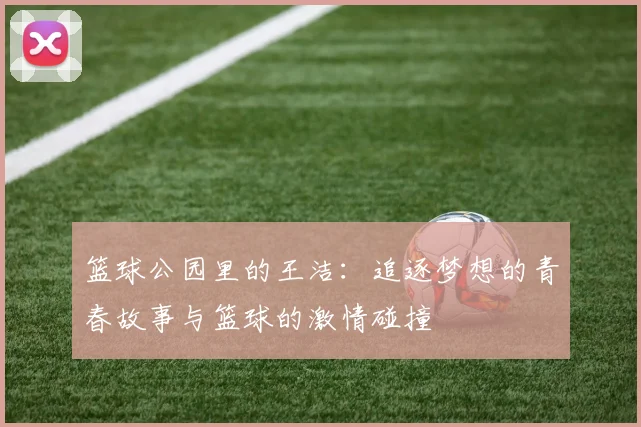篮球公园里的王洁：追逐梦想的青春故事与篮球的激情碰撞